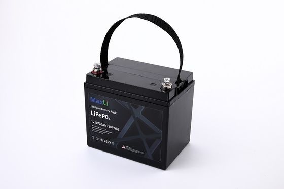 ISO9001再充電可能な12V 30Ah LEDライト リチウム電池